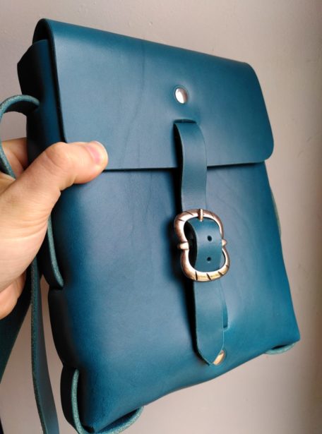 sac vintage bleu